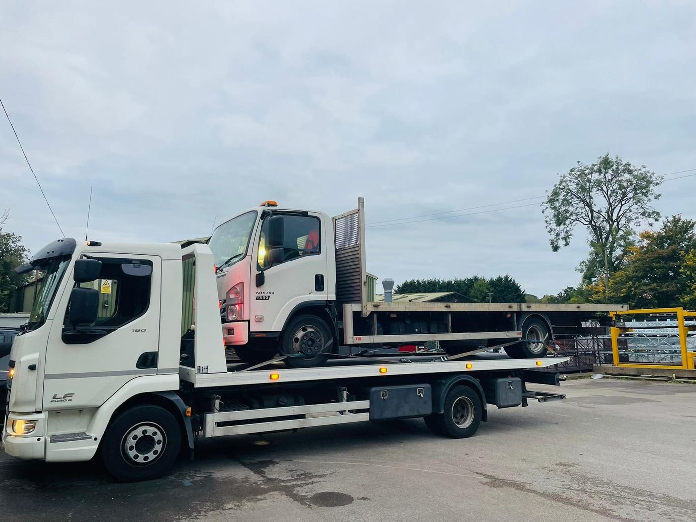 Z&Z recovery truck collecting a non-runner
