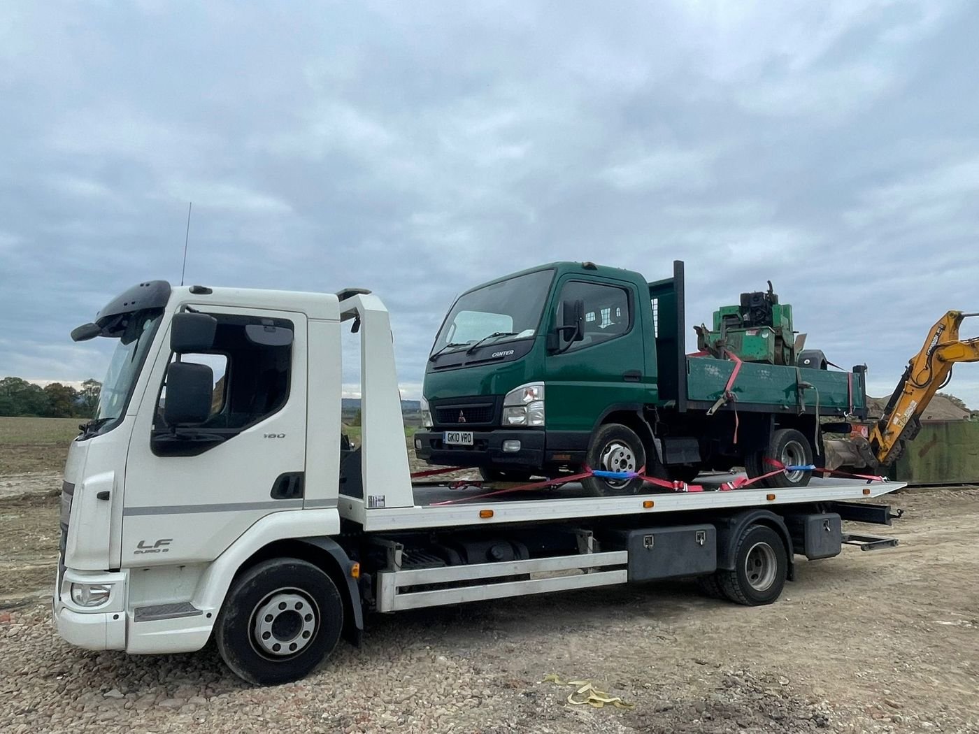 Z&Z Auto Recovery transporting a vehicle across the Midlands