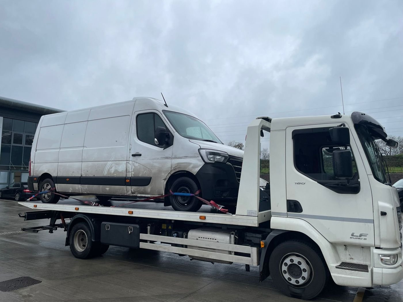 Z&Z Auto Recovery loading a vehicle near Wednesbury, West Midlands